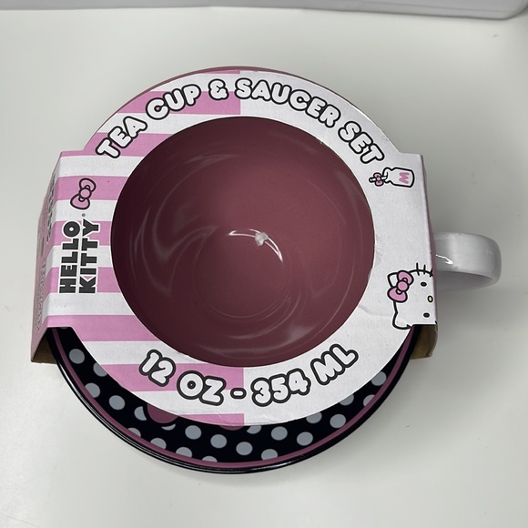 New Hello Kitty Tea cup & saucer set 12oz - Picture 2 of 16